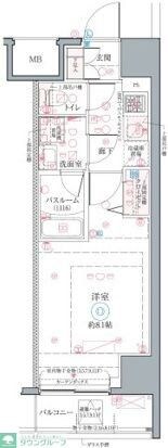 クレヴィスタお花茶屋の物件間取画像