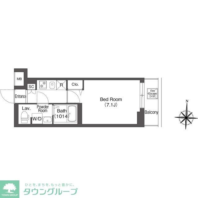 エスタート亀有の物件間取画像