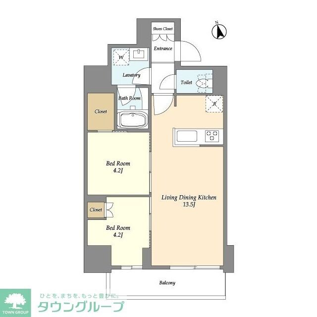 グランカーサ船堀Iの物件間取画像