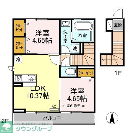 シン・オオヌキソウの物件間取画像