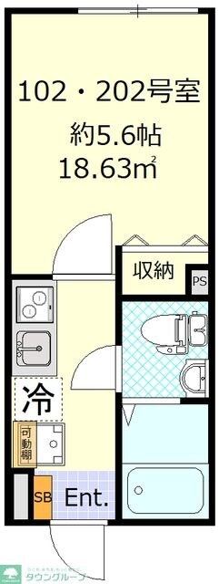 ルノン平井southの物件間取画像