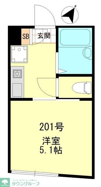 KKハウス金町の物件間取画像