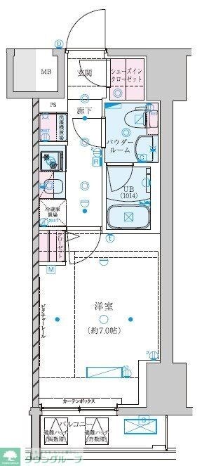 GENOVIA金町の物件間取画像