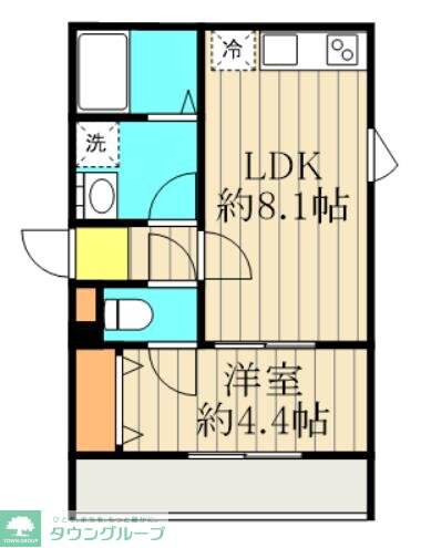 リーヴェル新小岩プレミオの物件間取画像