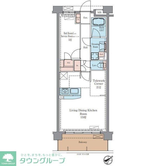 ラグゼナ平井ノースの物件間取画像