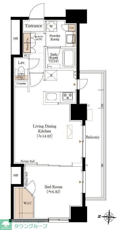 ブランシエスタ両国の物件間取画像
