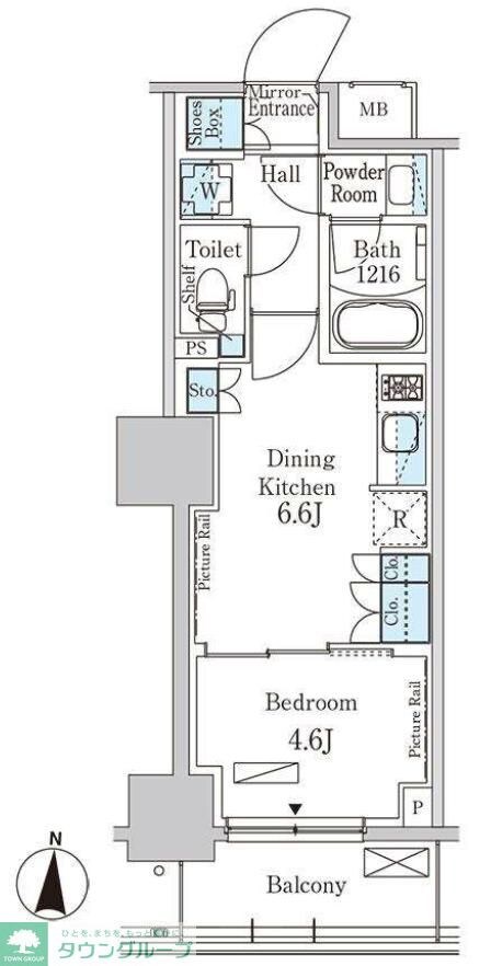 パークアクシス錦糸公園の物件間取画像