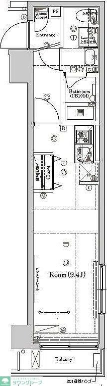 ラフィスタ錦糸町IIの物件間取画像