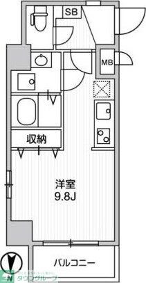 LUNIQ亀戸の物件間取画像