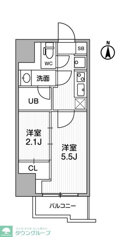ドゥーエ亀戸IIIの物件間取画像