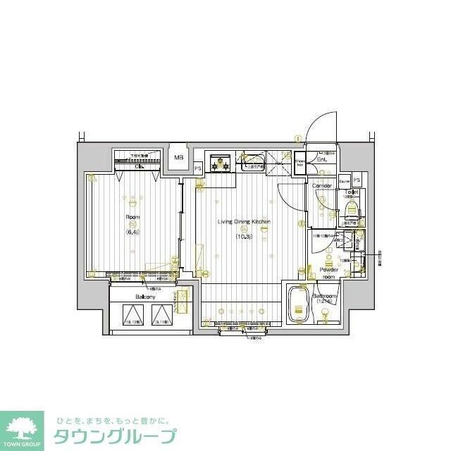 PREMIUM CUBE 両国DEUXの物件間取画像