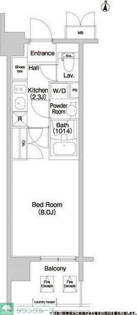 コンフォリア大島の物件間取画像