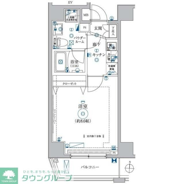 レアライズ両国の物件間取画像