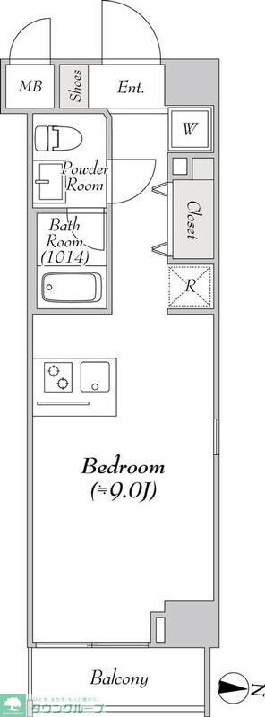 プレール・ドゥーク錦糸公園NORTHの物件間取画像