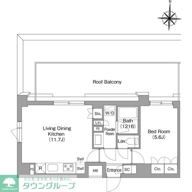 BPRレジデンス大島の物件間取画像