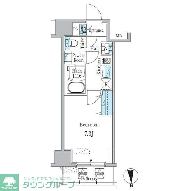 リビオメゾン両国ノースの物件間取画像