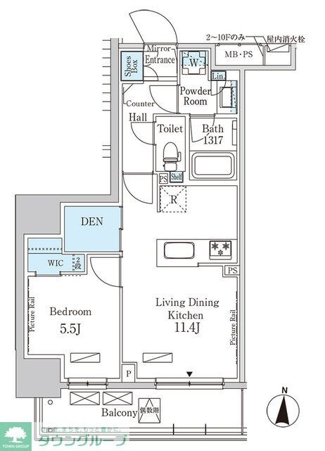 パークアクシス錦糸公園の物件間取画像