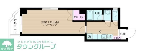 テルミニ菊川の物件間取画像