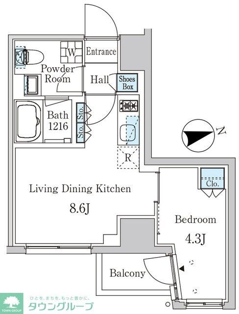 ザ・ライオンズフォーシア外神田の物件間取画像