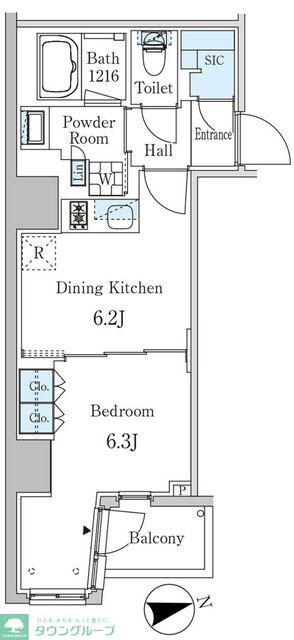 ザ・ライオンズフォーシア外神田の物件間取画像