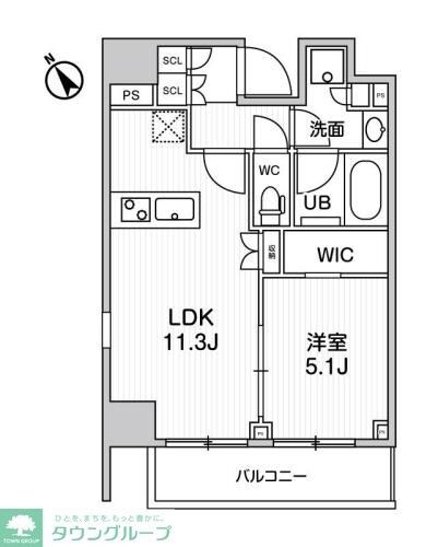 グランドコンシェルジュ浅草橋の物件間取画像