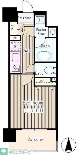 パーク フィル ヴェールの物件間取画像
