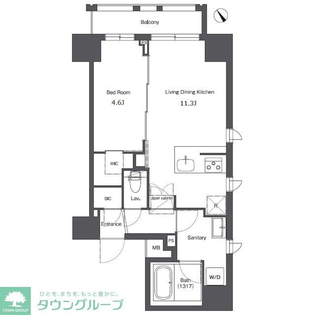 コンフォリア台東根岸の物件間取画像