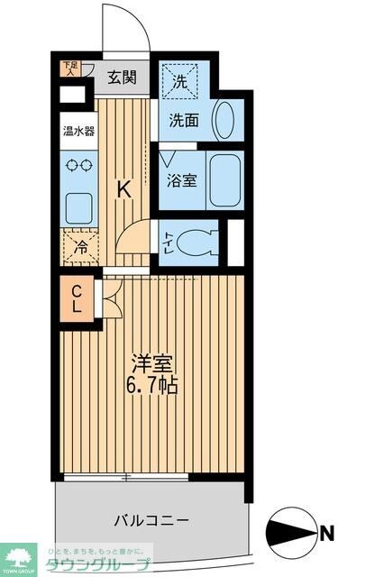 プライムアーバン西大島の物件間取画像