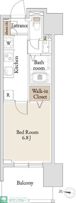 BLESS亀戸の物件間取画像