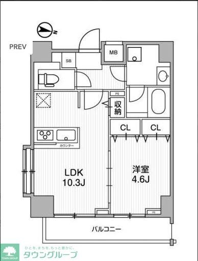 LUNIQ錦糸町の物件間取画像