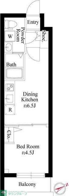 グランパセオ門前仲町の物件間取画像
