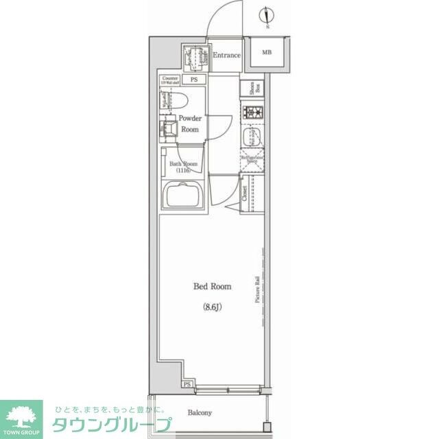 ベルグレードKS TREの物件間取画像