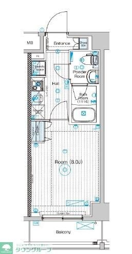 フュージョナル東墨田の物件間取画像