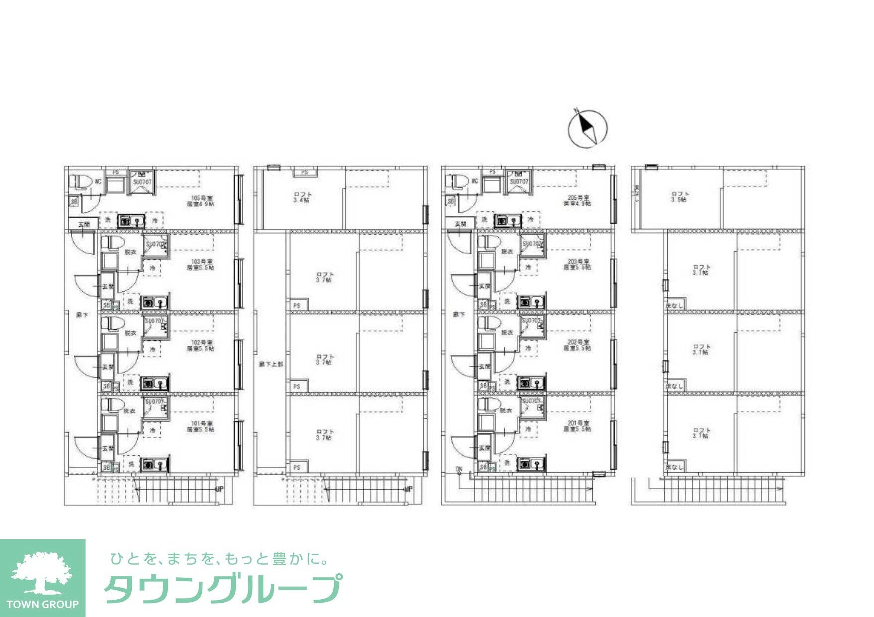 グランピエール平井の物件間取画像