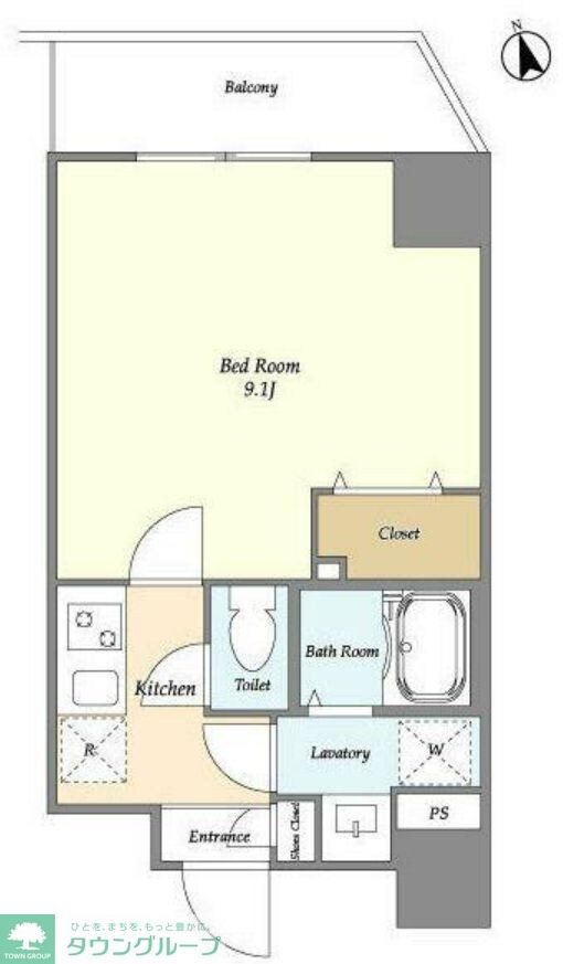 アルファコート綾瀬2の物件間取画像