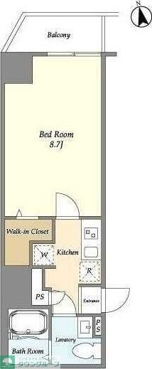 アルファコート綾瀬2の物件間取画像