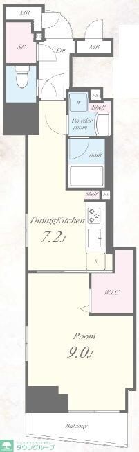 RYOGOKU STATION RESIDENCEの物件間取画像