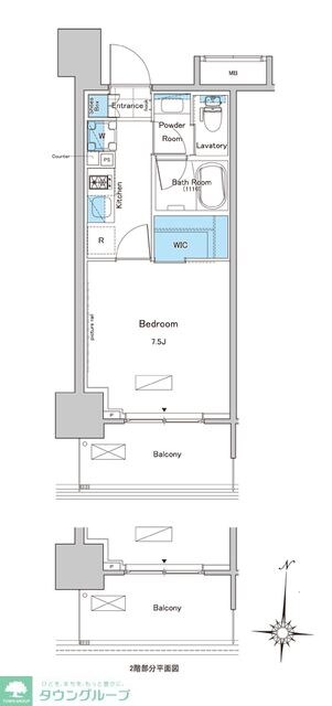 ルフォンプログレ清澄白河プレミアの物件間取画像