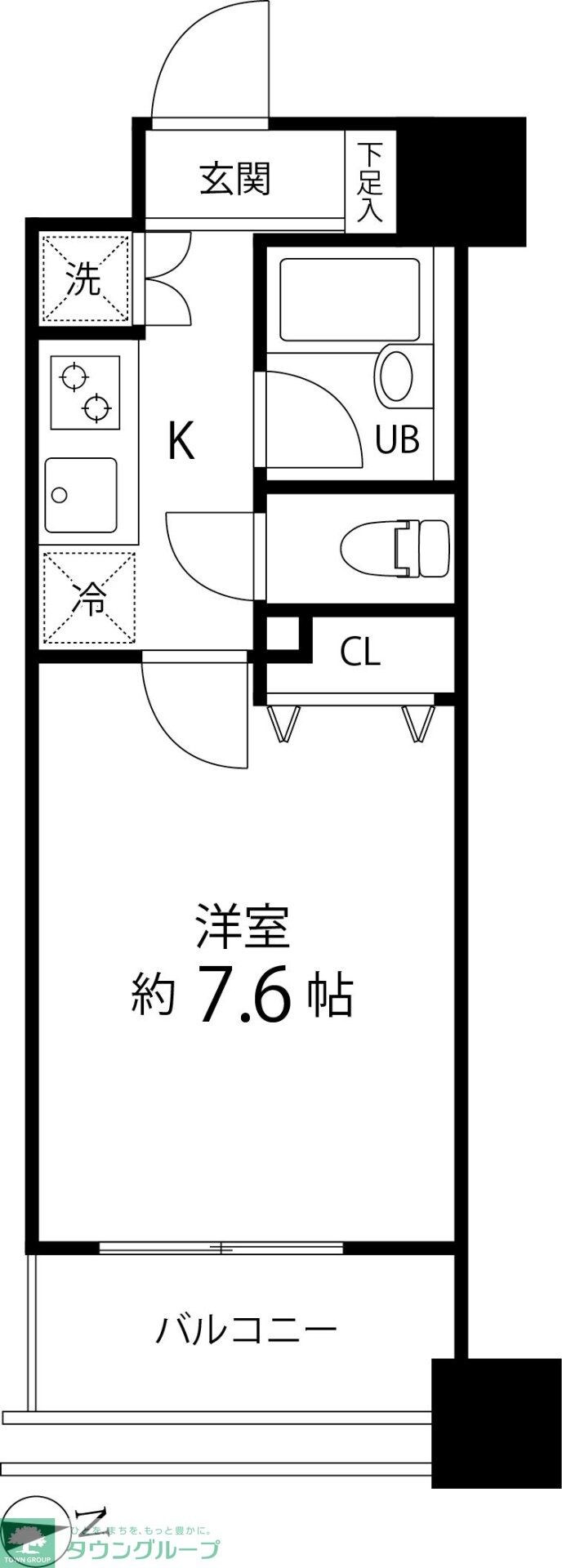 スペーシア秋葉原の物件間取画像