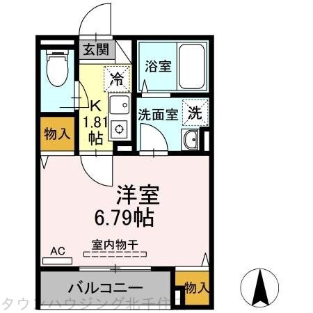 アンジュール綾瀬の物件間取画像