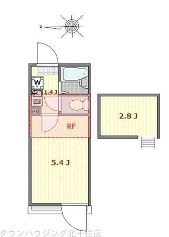 マーレ梅島(マーレウメジマ)の物件間取画像