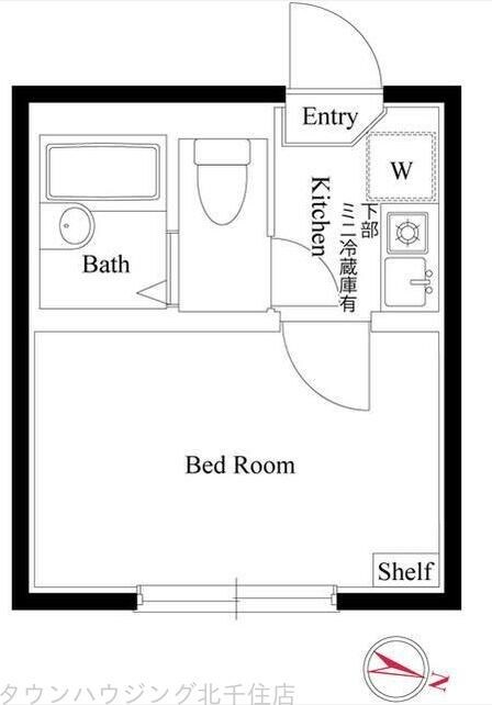 シャンテ綾瀬の物件間取画像