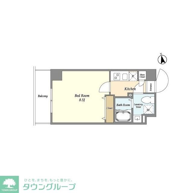 アルファコート西新井の物件間取画像