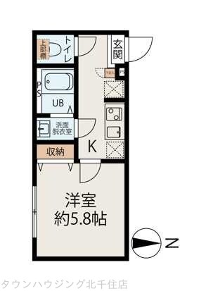 SAIL千住大橋の物件間取画像