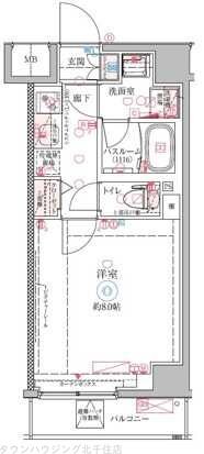 クレヴィスタ梅島の物件間取画像