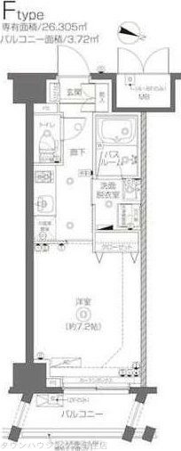 ZOOM北千住の物件間取画像