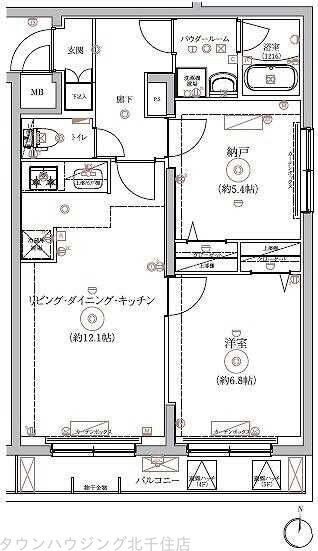 RELUXIA綾瀬IIの物件間取画像