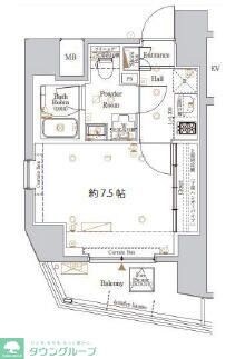 Log浅草橋の物件間取画像