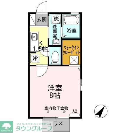 プレサージュ西新井の物件間取画像