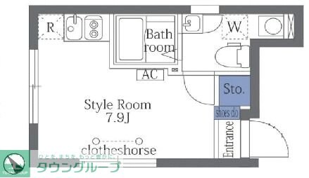 ルシオ北千住の物件間取画像